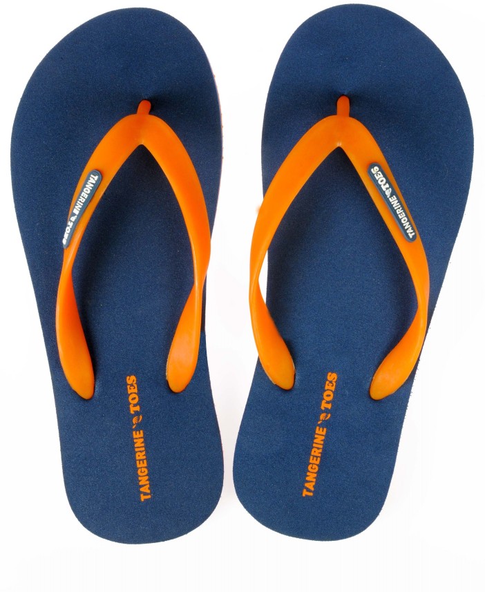 tangerine toes flip flops online