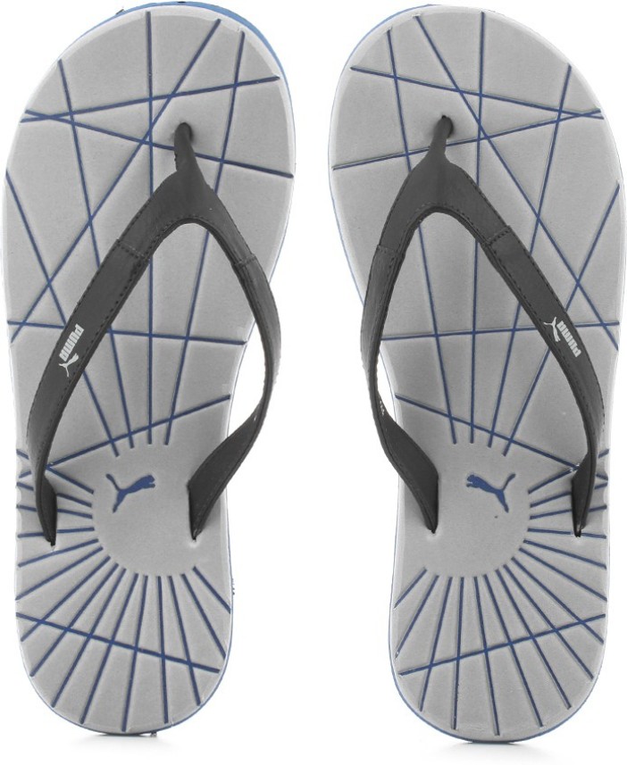 puma webster navy blue flip flops