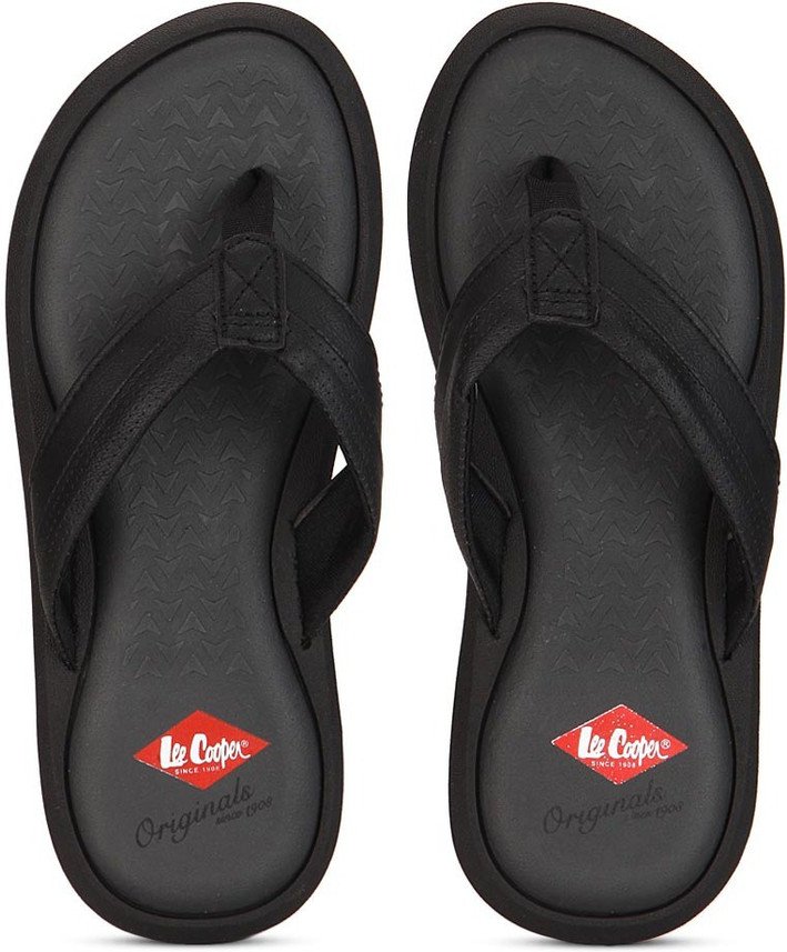 lee cooper black slippers