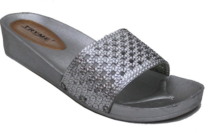 silver slippers near me