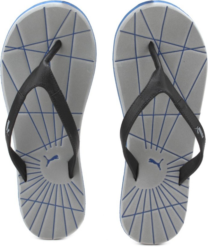 puma webster grey flip flops