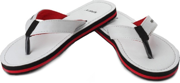 sparx white slippers