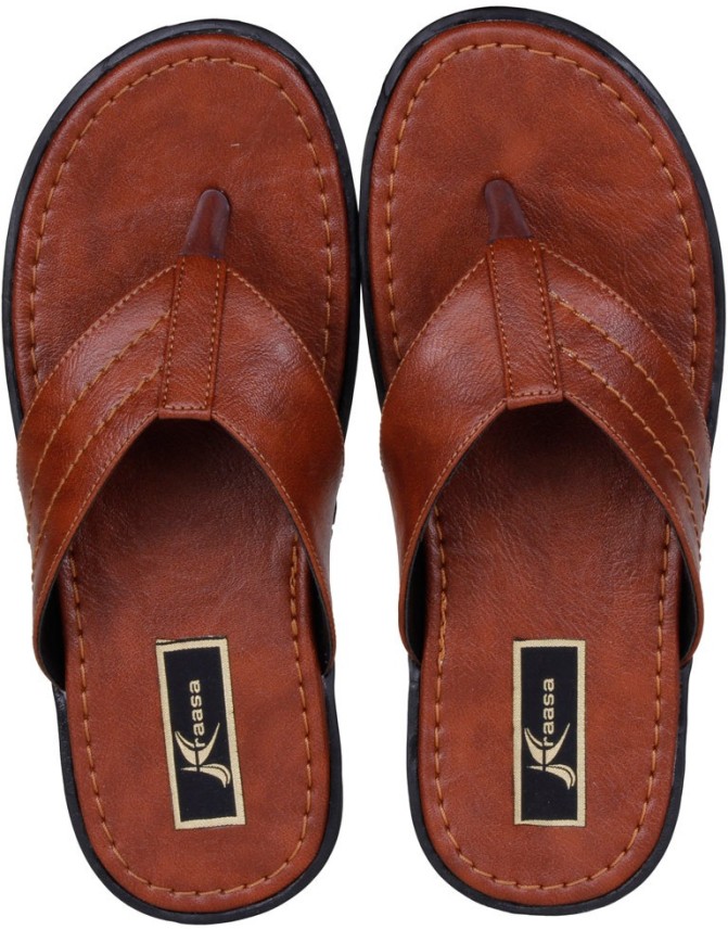 flipkart men's leather slippers