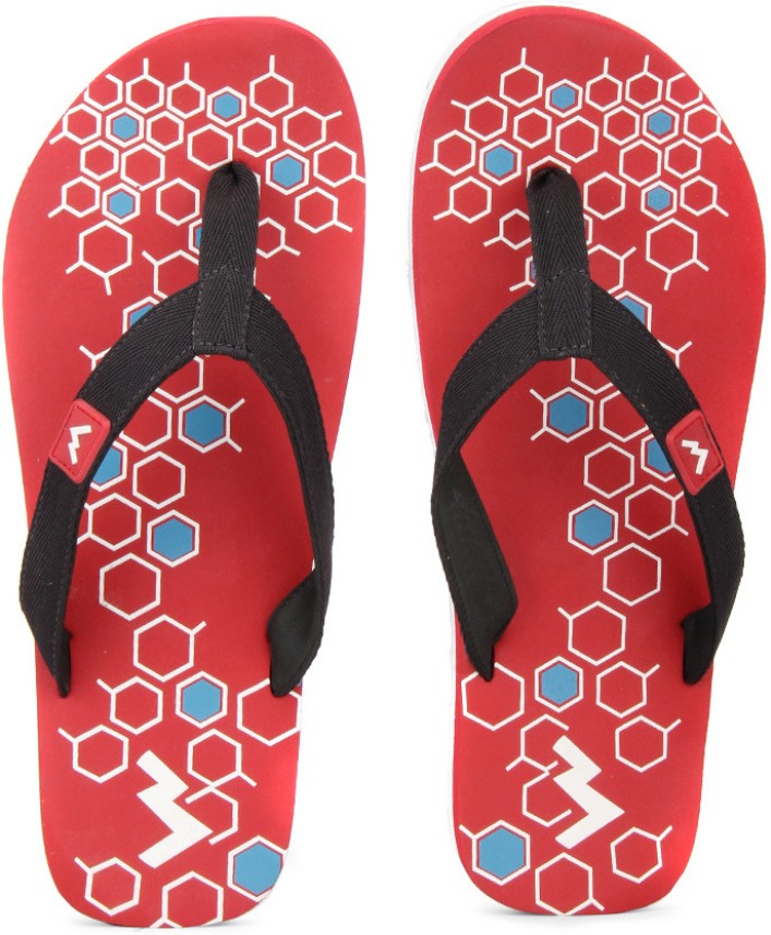 red sparkle flip flops