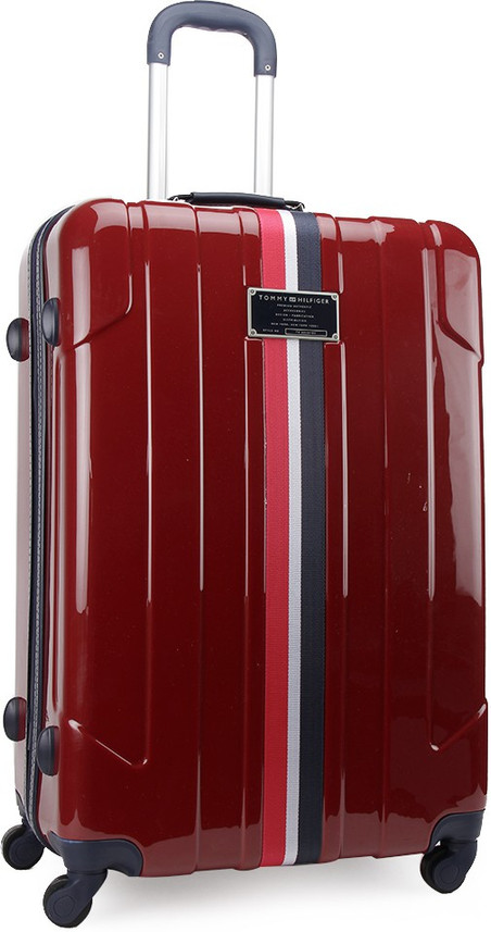 tommy hilfiger red suitcase
