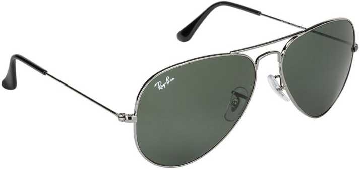 Buy Ray Ban Aviator Sunglasses Green For Men Online Best Prices In India Flipkart Com
