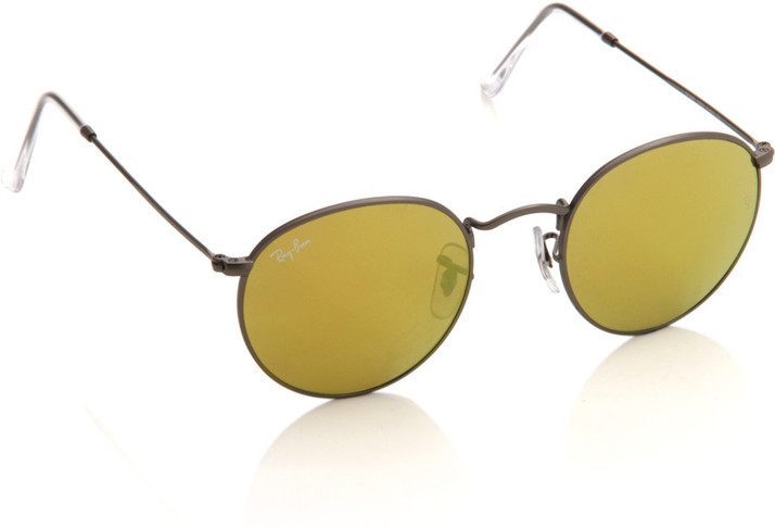 Buy Ray-Ban Round Sunglasses Green For 