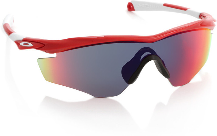 red frame oakley sunglasses
