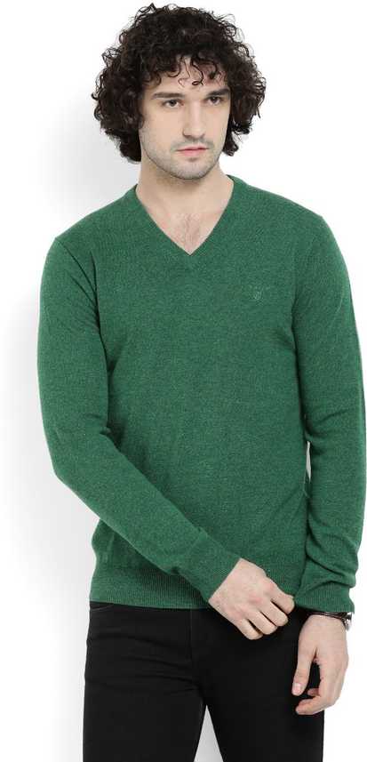 Gant Solid V neck Casual Men Green Sweater Buy FOREST Gant Solid V neck Casual Men Green Sweater Buy FOREST