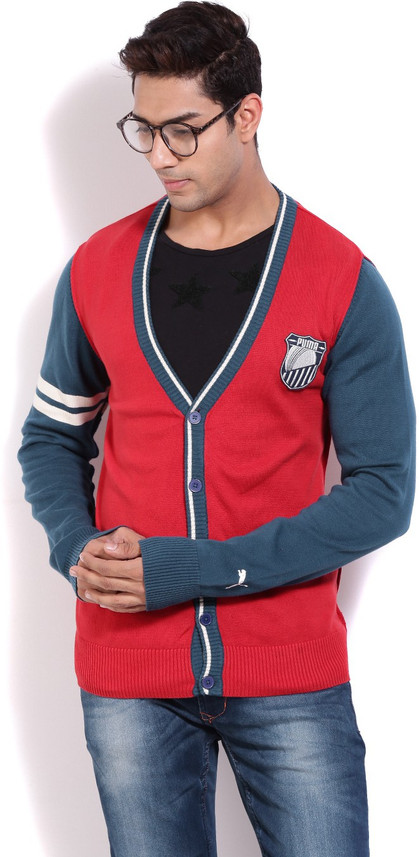 red puma sweater