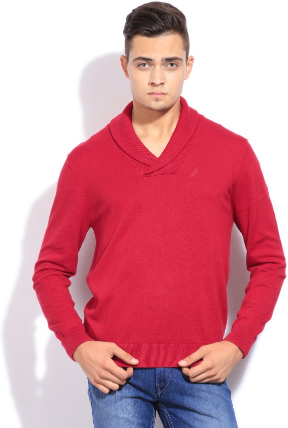 red nautica sweater