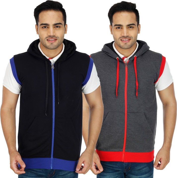 sleeveless hoodie flipkart