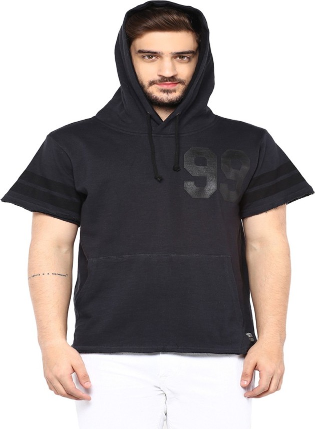 half sleeve hoodie mens india