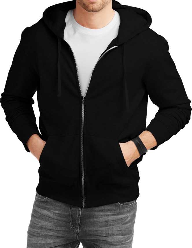 black hoodie flipkart