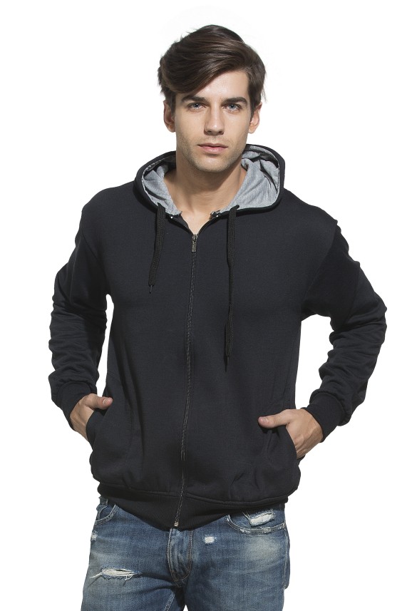 black hoodie flipkart