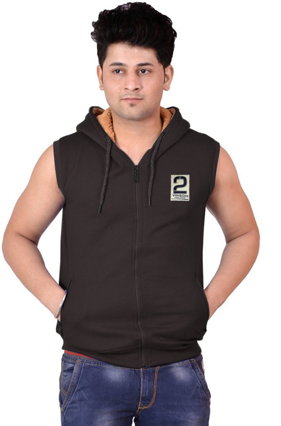 sleeveless hoodie flipkart