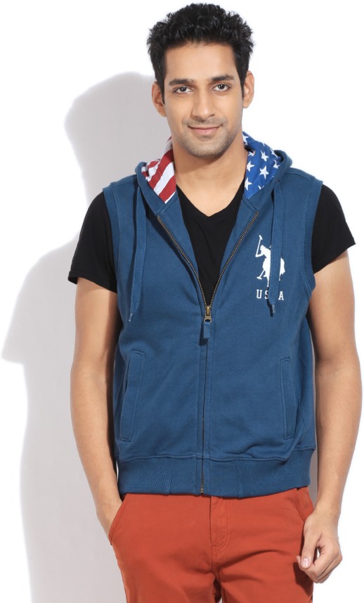 polo sleeveless hoodie