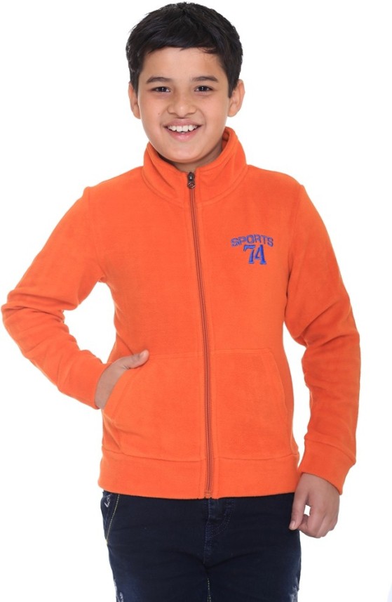 kids orange sweatshirt