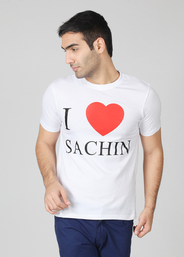 Sachin Tendulkar Printed Men Round Neck 