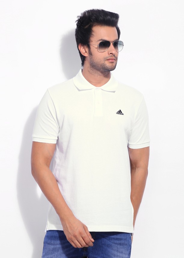 ADIDAS Men T-Shirt - Buy Wht ADIDAS Men T-Shirt Online at Best Prices in  India | Flipkart.com
