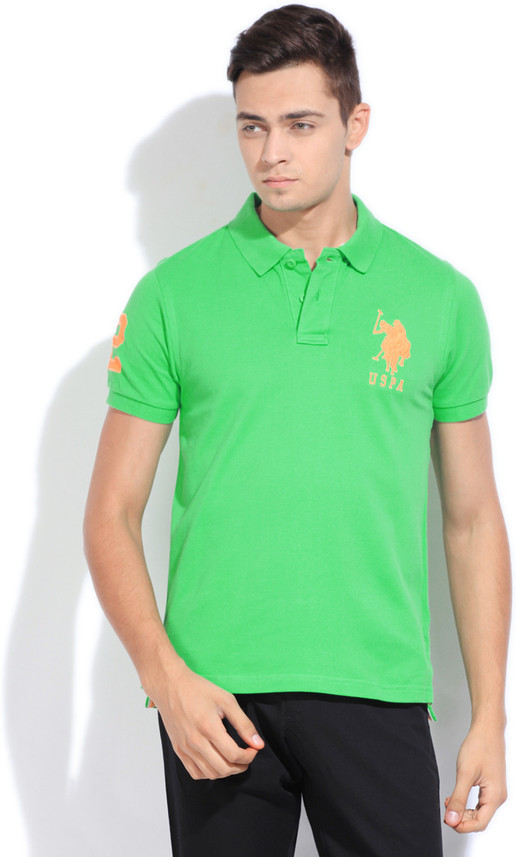 us polo green t shirt