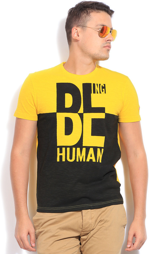 Being Human CLOTHING Printed Men Round 