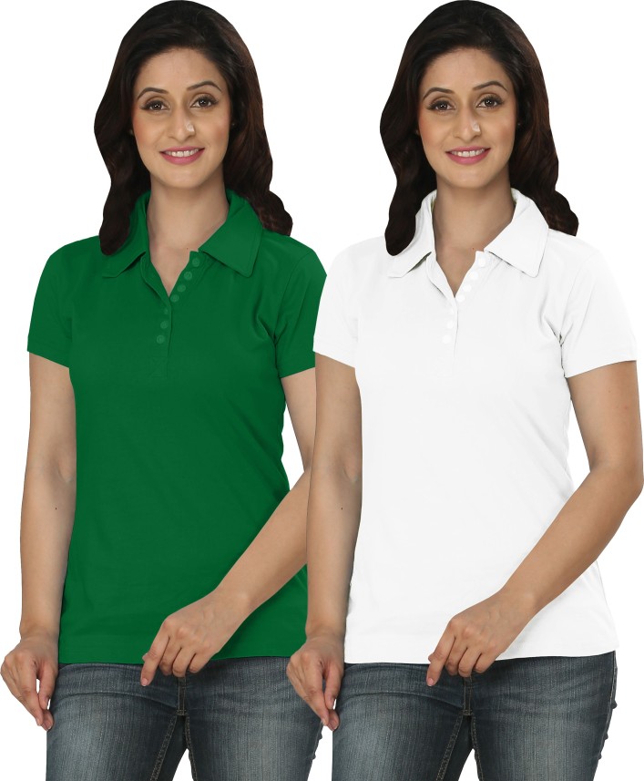 polo neck t shirts for womens india