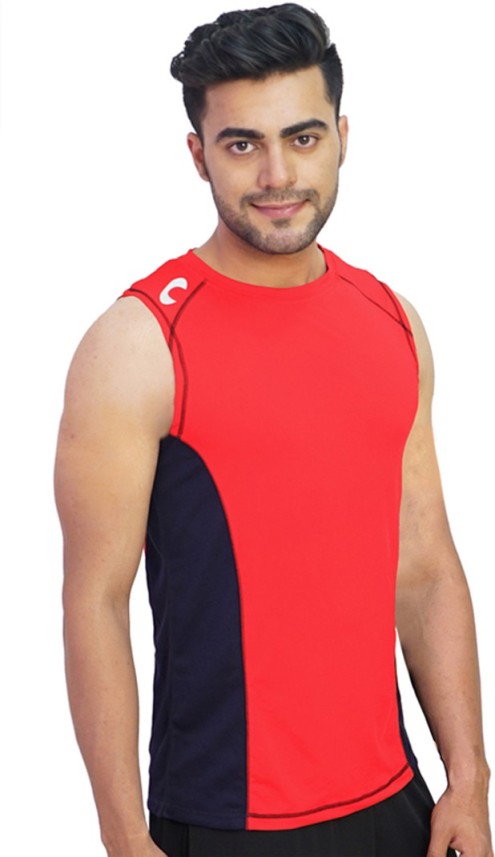 sleeveless t shirts flipkart