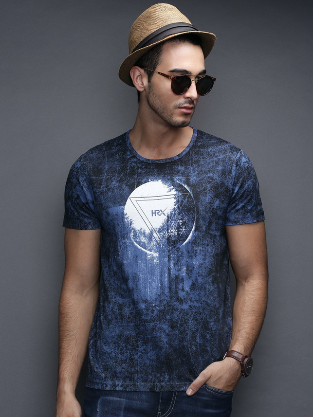 Hrithik Roshan Printed Men Round Neck 