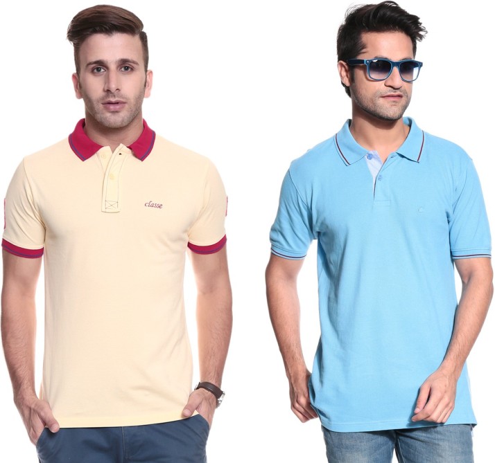 polo neck t shirt combo pack