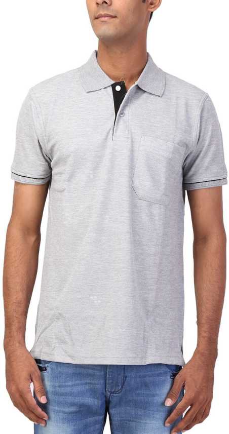 Cnc Solid Men Flap Collar Neck Grey T Shirt Buy Grey Cnc Solid Men Flap Collar Neck Grey T Shirt Online At Best Prices In India Flipkart Com