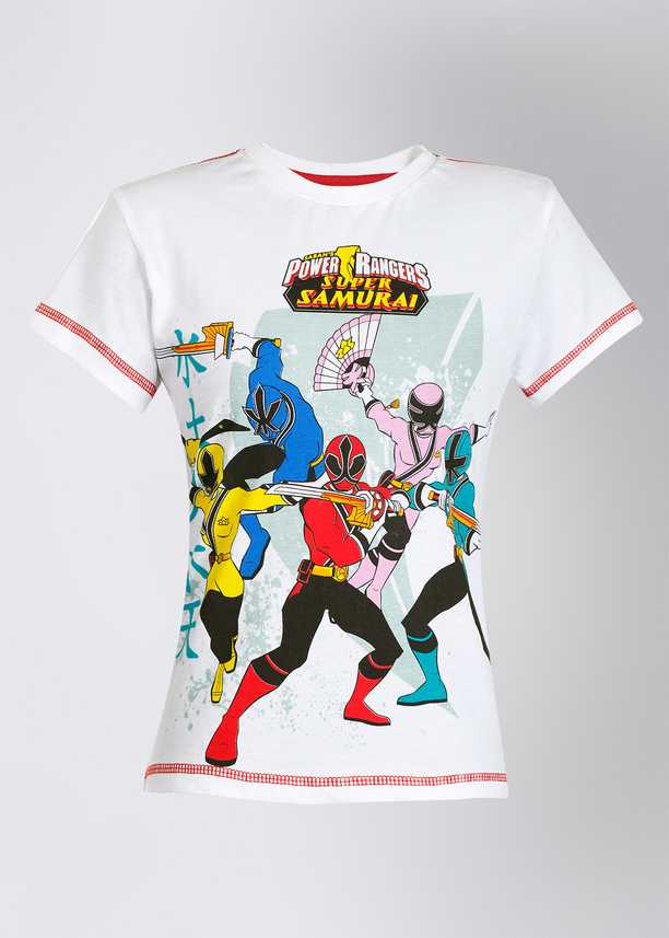 Flipkart Com Power Rangers Boys Printed T Shirt Round Neck