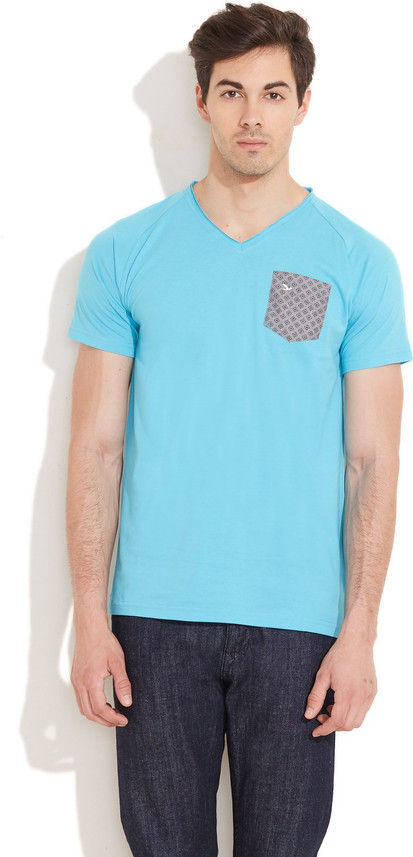 RUGGERS YOUNG Solid Men V-neck Light 