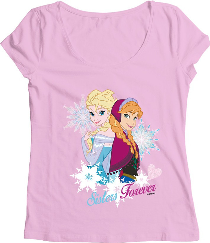 Disney Frozen Girls Printed T Shirt 