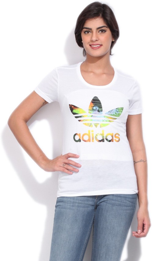 adidas t shirts women's flipkart