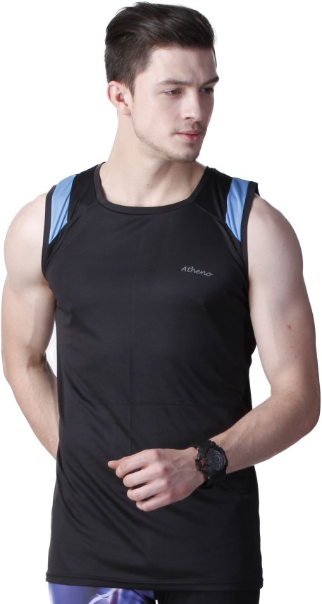 sleeveless t shirts for gym flipkart