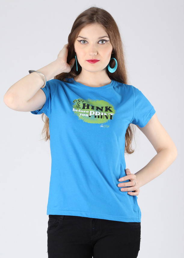 URBAN YOGA Women Multicolor T-Shirt 