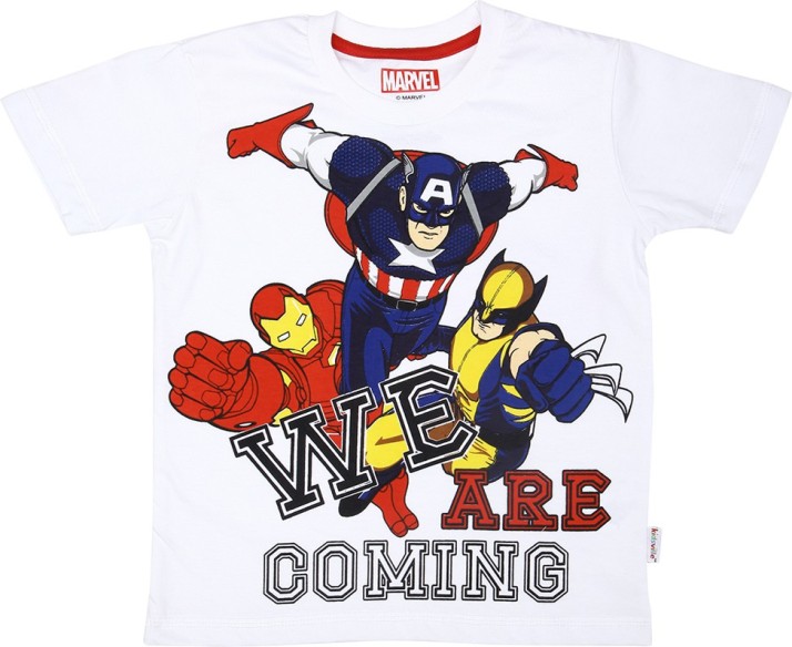 Marvel Avengers Boys Printed T Shirt 