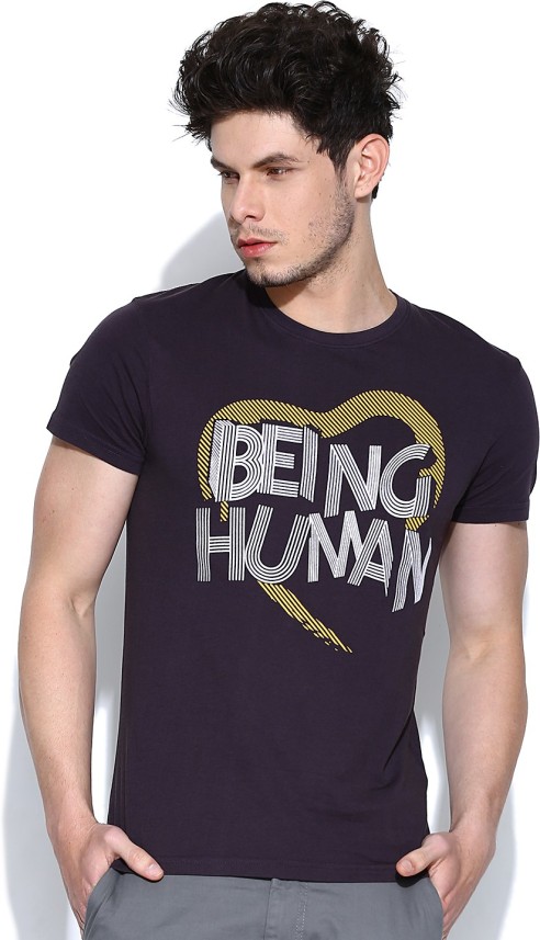 being human printed t shirt