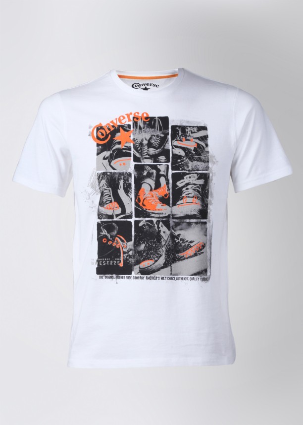 converse t shirt mens white