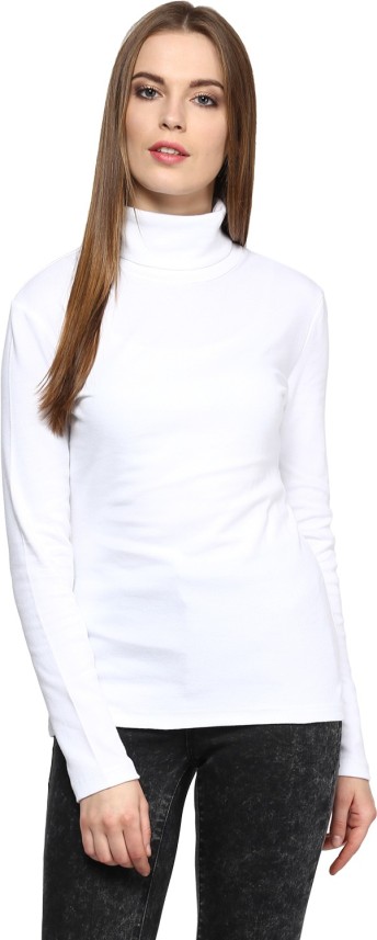 high neck t shirt flipkart