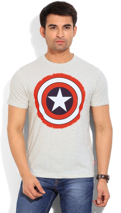 captain america t shirt white