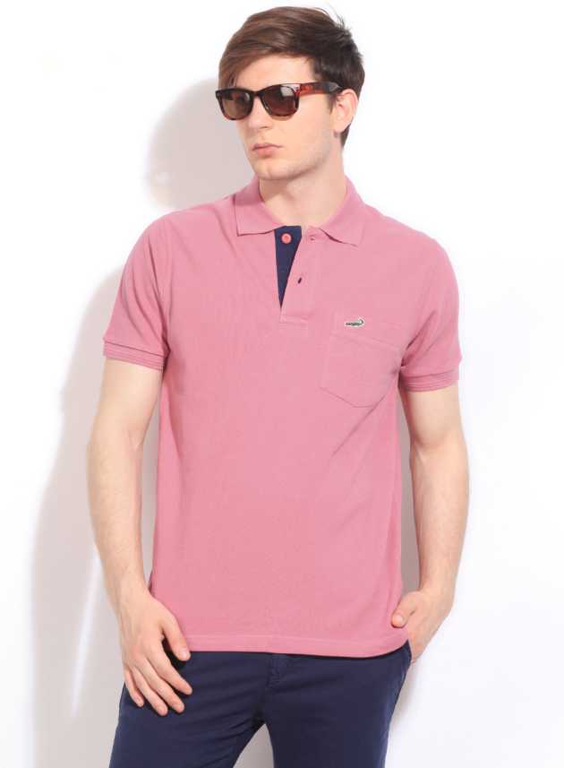 udredning stewardesse Tilbagekaldelse CROCODILE Solid Men Polo Neck Pink T-Shirt - Buy HEATHER ROSE CROCODILE  Solid Men Polo Neck Pink T-Shirt Online at Best Prices in India |  Flipkart.com