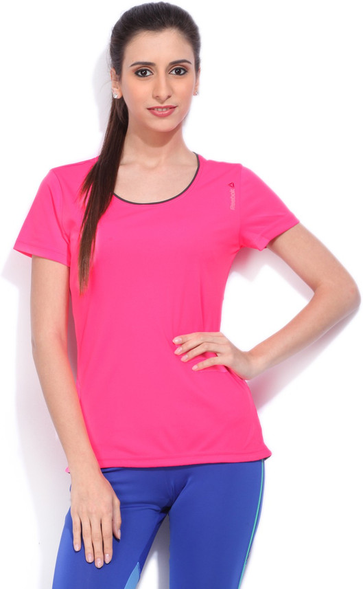 pink reebok shirt