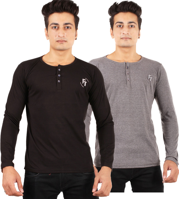 henley t shirts flipkart