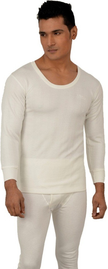 lux inferno white cotton thermal vest