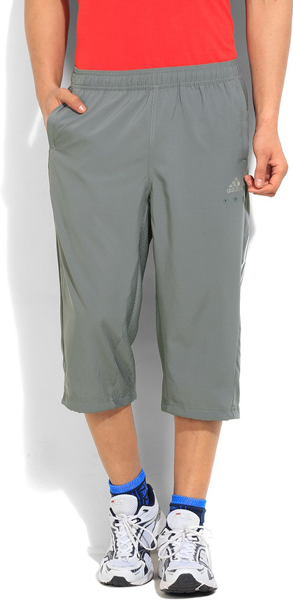 ADIDAS Solid Men Three Fourths - Buy 