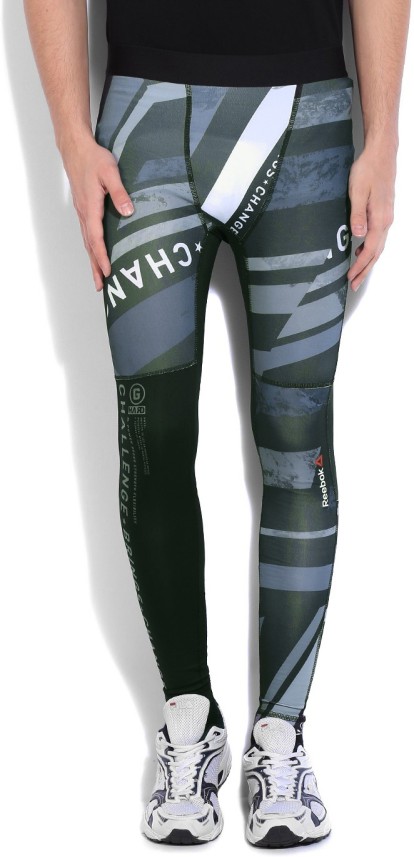 reebok printed tights