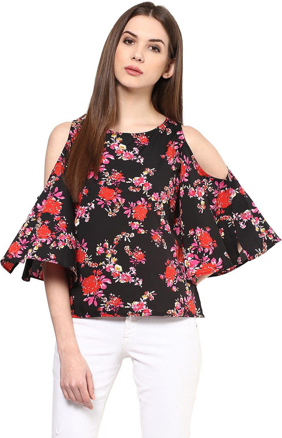cold shoulder party tops