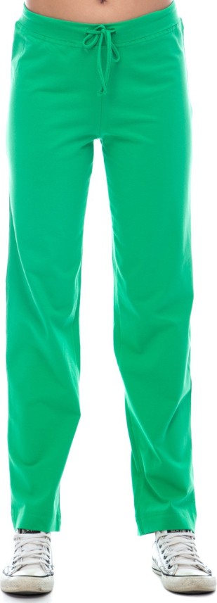 kelly green track pants